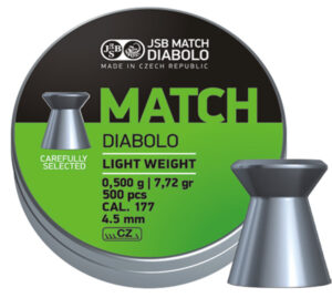 JSB Match Diabolo - Pistol 4,52mm 500st/ask