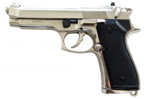 Replika av Italienska pistolen 92F -  Silver