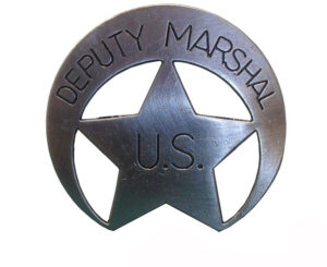 U.S.Marshal stjärna - vice sheriff