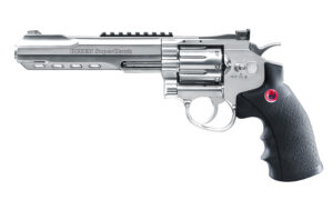 Kolsyredriven Airsoftpistol Ruger Superhawk 6" Silver Revolver