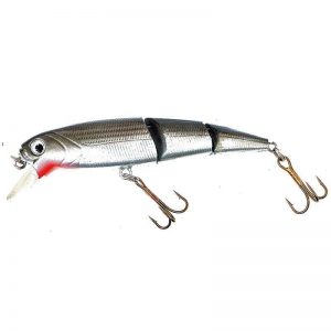 Wobbler Eco Double jointed svart/silver 14g 10,5cm