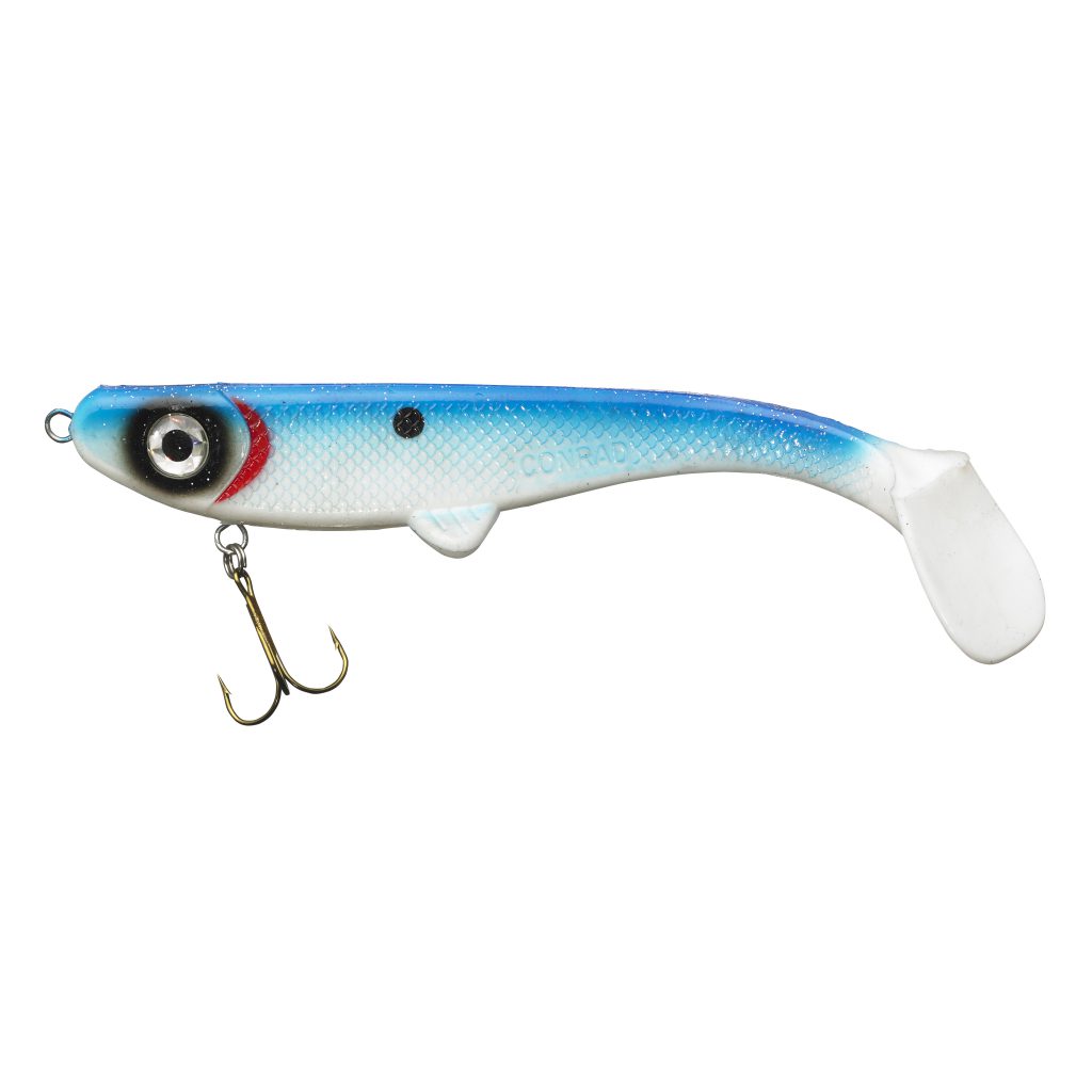 Leurre Maxximus Predator Conrad Softy – 240mm, 105g, Rouge/Noir – NEUF