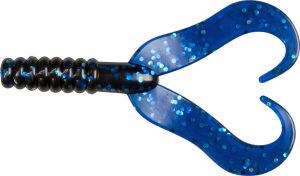 Jigg-Bar Fladen Double Tail 7,5cm Blå
