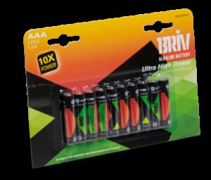 Alkaliska Batterier AAA (LR03) 10-Pack