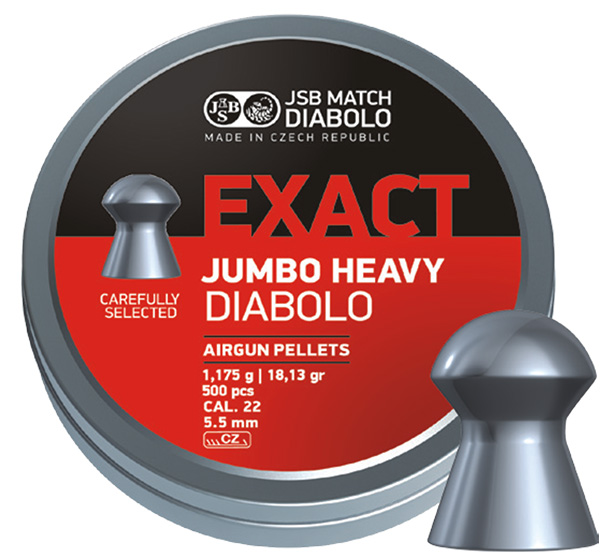 JSB Exact Jumbo Heavy - 5,52mm 500st/ask